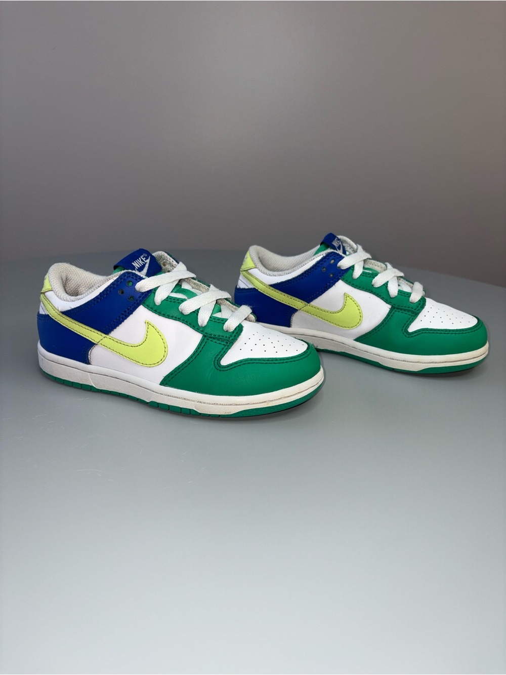 Nike Dunk Low PS Stadium Green Royal Blue White Size 13C Infant Toddler No Box